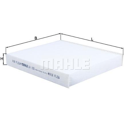 Фильтр салонный la100