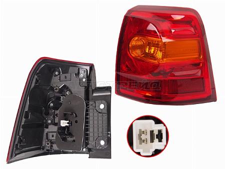 Фонарь задний Toyota Land Cruiser (J200) 12-15 (Справа)