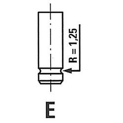 Клапан впускной hon civic 1.6 16v r4900/snt