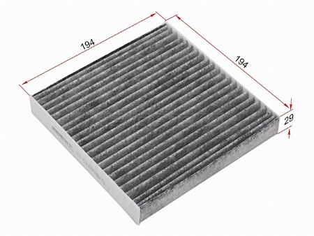 Фильтр салона JAGUAR XF 08-14/XJ 10- угольный