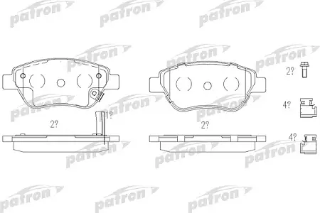 PBP1920 Колодки тормозные дисковые