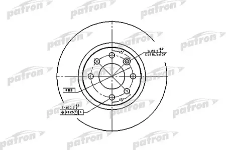 PBD2564 Диск тормозной
