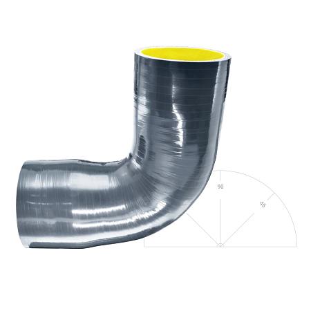 Силиконовый изгиб-переходник 63-70мм 90 градусов shb637090