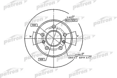 PBD1029 Диск тормозной