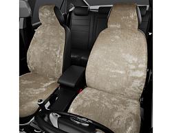 Меховые накидки, натуральная шерсть ВЕСЬ САЛОН (ткань, короткий ворс). Цвет: КОРИЧНЕВЫЙ NAK-N-ALL-BROWN