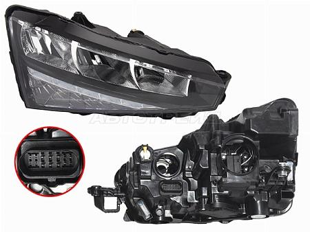 Фара Skoda Rapid 20- (Справа)