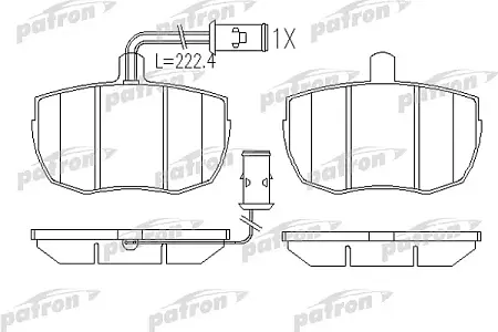 PBP829 Колодки тормозные дисковые