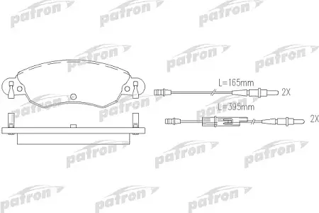 PBP1410 Колодки тормозные дисковые
