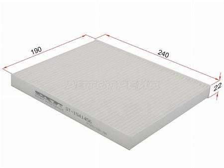 Фильтр салона FORD ECOSPORT 12-/FIESTA 08-