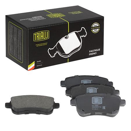 TRIALLI PF 0909 Колодки тормозные дисковые для автомобилей Renault Fluence/Megane/Scenic III (08-) задние