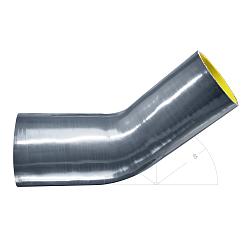 Силиконовый изгиб-переходник 63-76мм 45 градусов shb637645