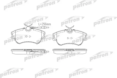 PBP1124 Колодки тормозные дисковые