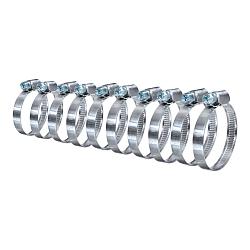 Хомут червячный 40-60 мм нержавеющая сталь (10 шт) 4060w2-10