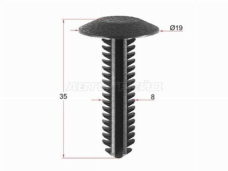 Клипса обшивки GM (1 шт.)