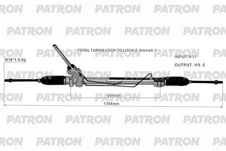 PSG3142 Рейка рулевая