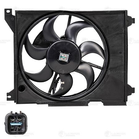 Э/вентилятор кондиц. для а/м Hyundai Sonata (EF) (98-) (с кожухом) (4-х конт.) (LFAC 0805)