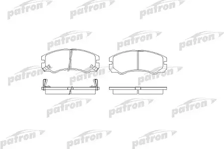 PBP1015 Колодки тормозные дисковые