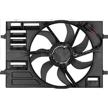 404302 Вентилятор охлаждения Audi A3, Seat Leon, Skoda Octavia (13-), VW Golf (14-) 450W BROSE