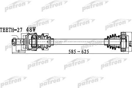 PDS0479 Полуось