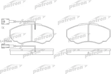 PBP1478 Колодки тормозные дисковые