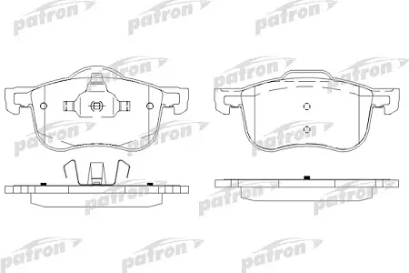 PBP1382 Колодки тормозные дисковые
