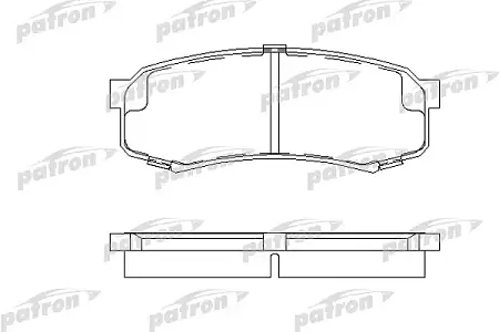 PBP1021 Колодки тормозные дисковые