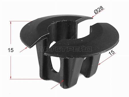 Клипса обшивки капота GM (1 шт.)