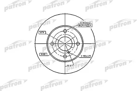 PBD2719 Диск тормозной
