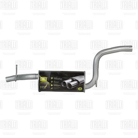 Глушитель для а/м Ford Focus II (05-) 1.6Ti/1.8i/2.0i осн. (алюм. сталь) (EMM 1002)