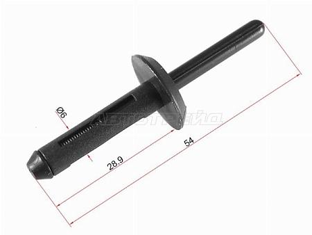 Клипса заклепка GM/FORD (1 шт.)