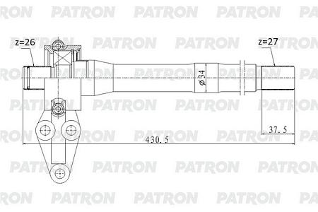 PDS0558 Вал приводной