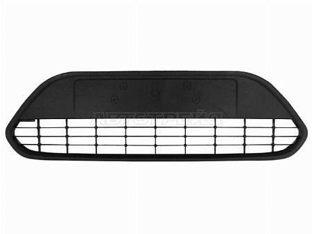 Решетка в бампер Ford Focus 07-11 (Черная)