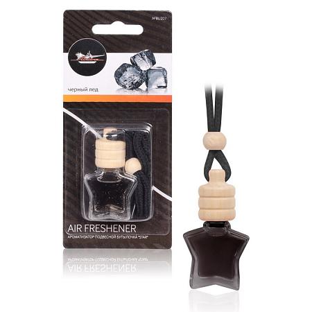 AIRLINE AFBU207 Ароматизатор подвесной бутылочка "Star" Черный лед