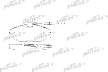 PBP1063 Колодки тормозные дисковые