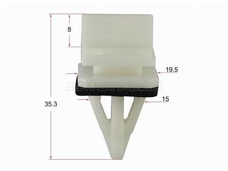 Клипса молдинга кузова HONDA (1 шт.)