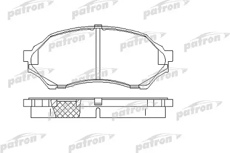 PBP1455 Колодки тормозные дисковые