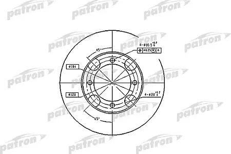 PBD4157 Диск тормозной
