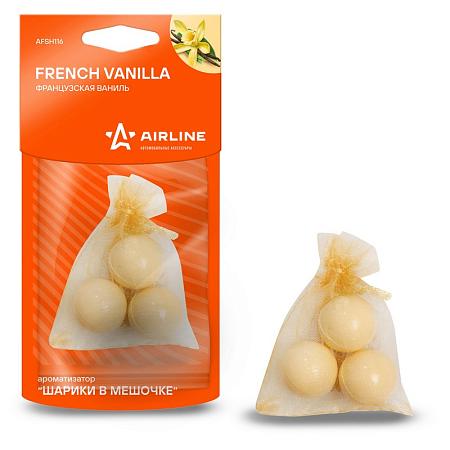 AIRLINE AFSH116 Ароматизатор "Шарики в мешочке" Французская ваниль