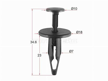 Клипса защиты бампера GM (1 шт.)