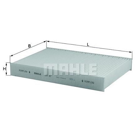 Ограниченное наличие.Фильтр салонный la87