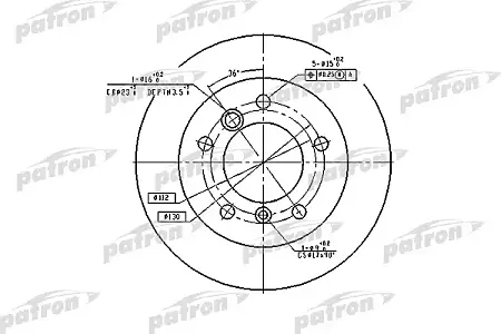 PBD4088 Диск тормозной