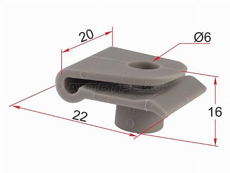 Клипса под винт MAZDA (1 шт.)