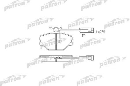 PBP524 Колодки тормозные дисковые