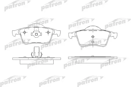 PBP1383 Колодки тормозные дисковые