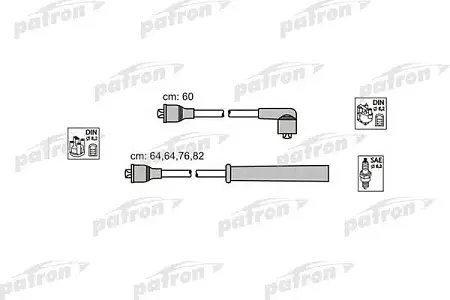 PSCI1007 Комплект проводов зажигания