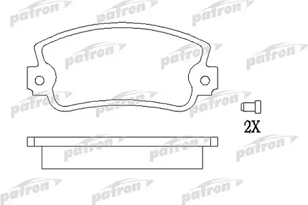 PBP346 Колодки тормозные дисковые