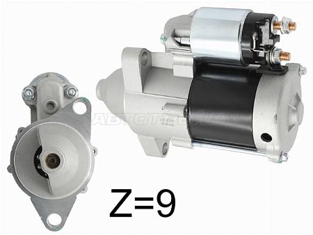 Стартер Nissan Vanette 85-93 (1 kW/ Z=9)