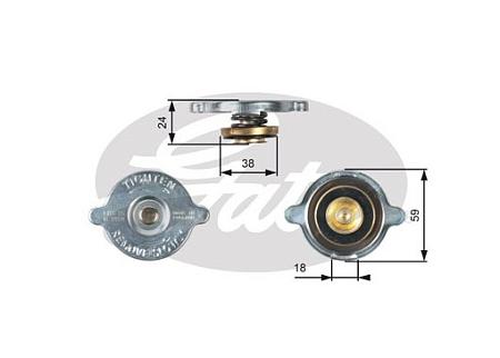 Крышка радиатора rc113