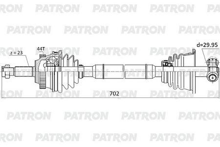 PDS0299 Полуось