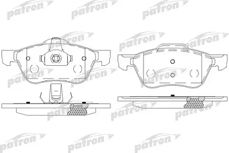 PBP1674 Колодки тормозные дисковые
